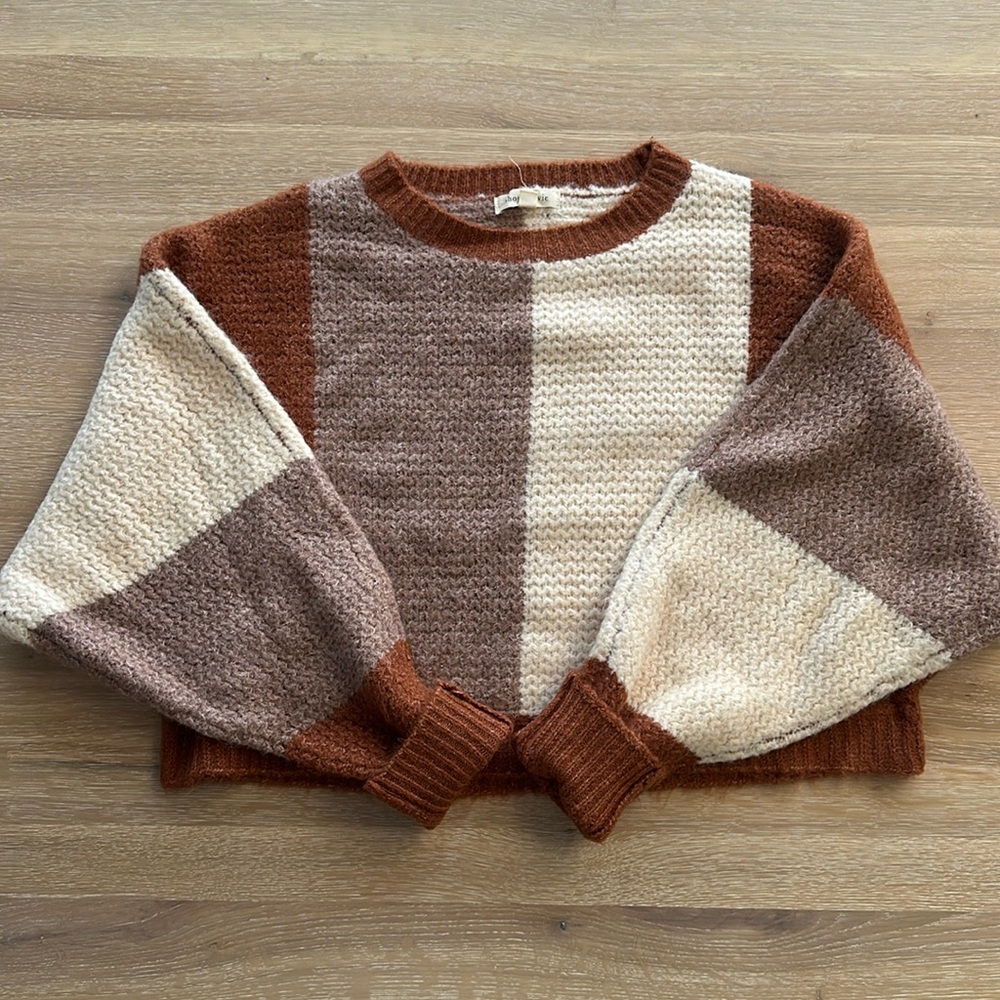 Shop Stevie Jaynie Cropped Sweater